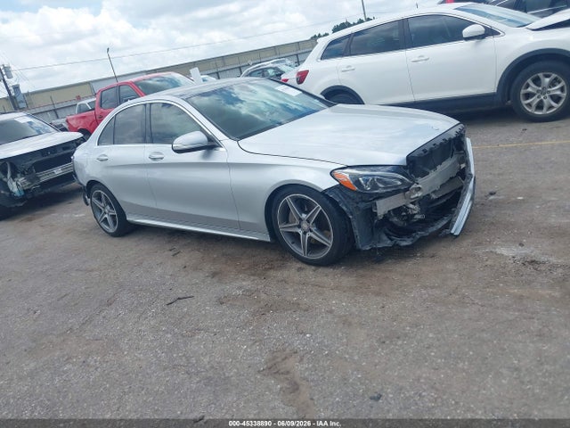 45338890 :رقم المزاد ، 55SWF4JB9FU091584 vin ، 2015 Mercedes-benz C 300 Sport مزاد بيع