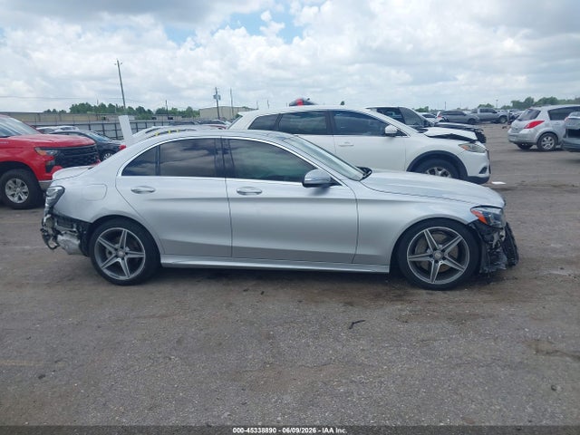 45338890 :رقم المزاد ، 55SWF4JB9FU091584 vin ، 2015 Mercedes-benz C 300 Sport مزاد بيع