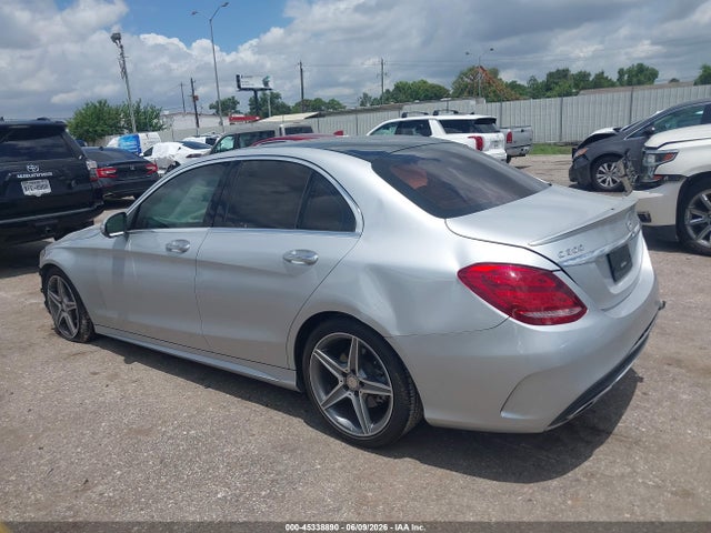 45338890 :رقم المزاد ، 55SWF4JB9FU091584 vin ، 2015 Mercedes-benz C 300 Sport مزاد بيع