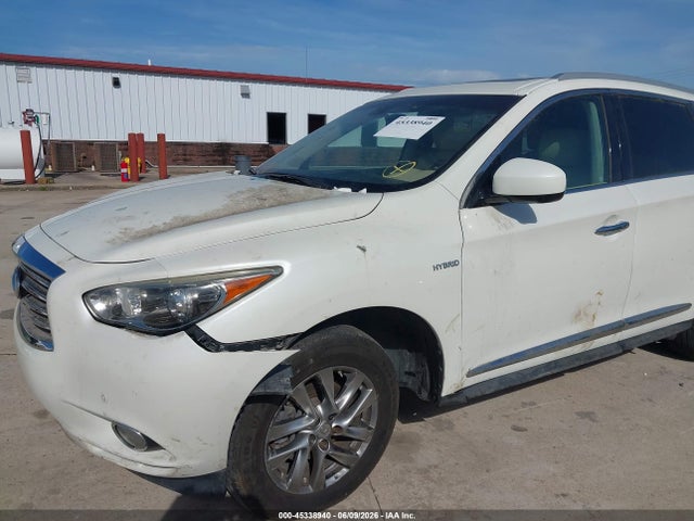 2015 Infiniti Qx60 Hybrid მანქანა იყიდება აუქციონზე, vin: 5N1CL0MM9FC507208, აუქციონის ნომერი: 45338940