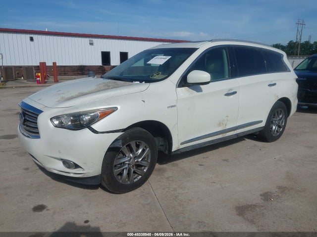 2015 Infiniti Qx60 Hybrid მანქანა იყიდება აუქციონზე, vin: 5N1CL0MM9FC507208, აუქციონის ნომერი: 45338940