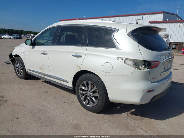 2015 Infiniti Qx60 Hybrid მანქანა იყიდება აუქციონზე, vin: 5N1CL0MM9FC507208, აუქციონის ნომერი: 45338940