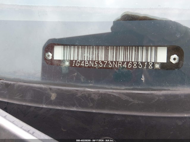 Auction sale of the 1992 Buick Roadmaster, vin: 1G4BN5373NR468318, lot number: 45339289