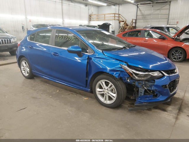 45339335 :رقم المزاد ، 3G1BE6SM3HS539688 vin ، 2017 Chevrolet Cruze Lt Auto مزاد بيع