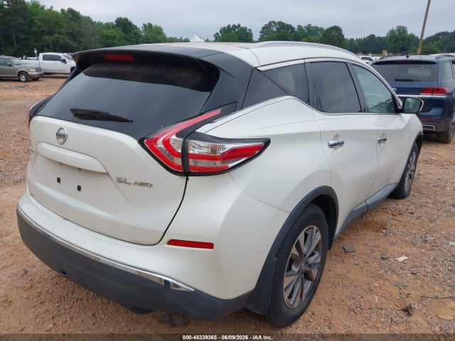 45339365 :رقم المزاد ، 5N1AZ2MH4FN268787 vin ، 2015 Nissan Murano Sl مزاد بيع