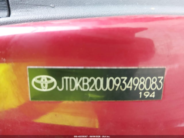 Продажа на аукционе авто 2009 Toyota Prius, vin: JTDKB20U093498083, номер лота: 45339387