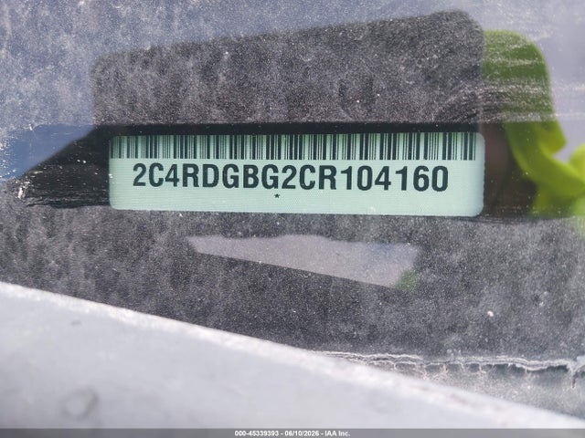 Aukcja sprzedaży 2012 Dodge Grand Caravan Se/avp, vin: 2C4RDGBG2CR104160, numer aukcji: 45339393
