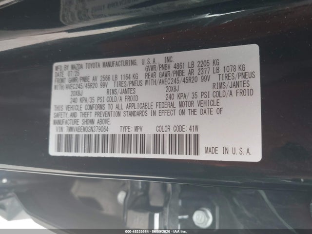 Aukcja sprzedaży 2025 Mazda Cx-50 2.5 S Premium Plus Package, vin: 7MMVABEM0SN379064, numer aukcji: 45339564