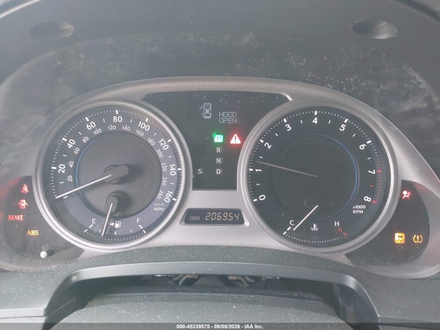 Aukcja sprzedaży 2008 Lexus Is 250, vin: JTHBK262285076629, numer aukcji: 45339575
