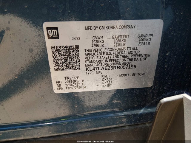 KL47LAE25RB057196 Buick Envista Preferred Fwd