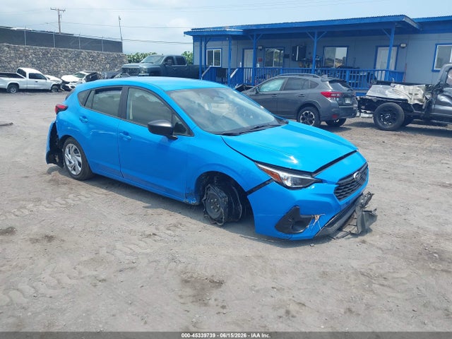 2024 Subaru Impreza Base 5-door მანქანა იყიდება აუქციონზე, vin: JF1GUABC8R8904151, აუქციონის ნომერი: 45339739