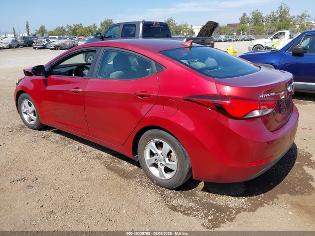 Aukcja sprzedaży 2014 Hyundai Elantra Se, vin: 5NPDH4AE3EH486020, numer aukcji: 45339768
