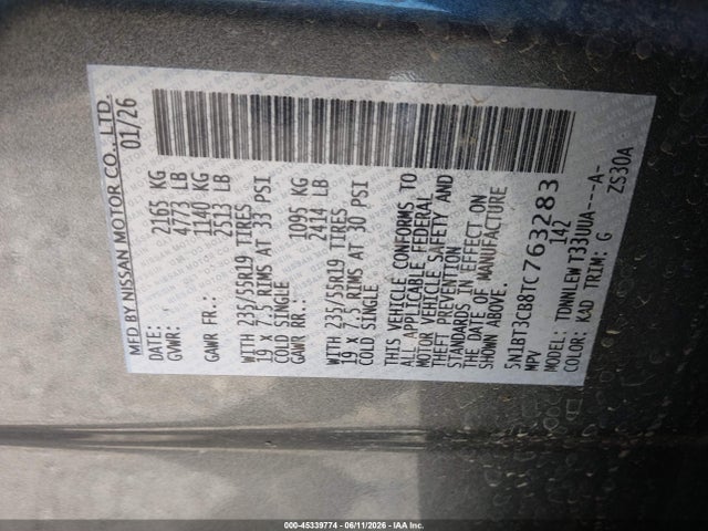 Nissan Rogue Sl 2026 5N1BT3CB8TC763283 Image 9