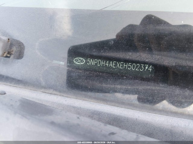 5NPDH4AEXEH502374 Hyundai ELANTRA SE