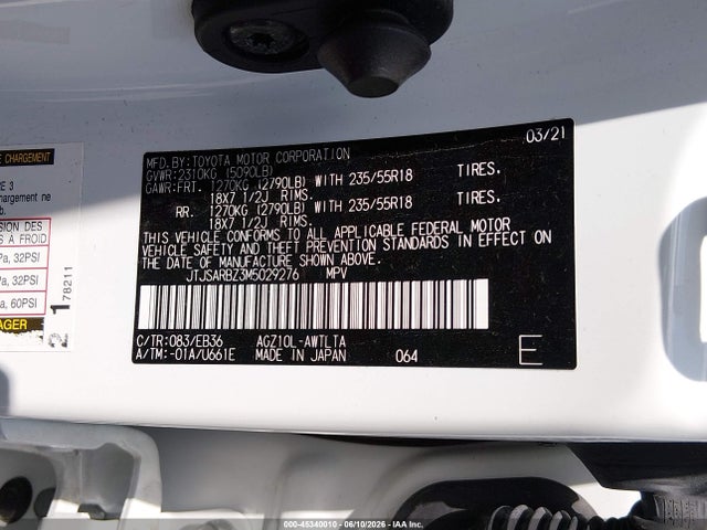 2021 Lexus Nx 300 F Sport მანქანა იყიდება აუქციონზე, vin: JTJSARBZ3M5029276, აუქციონის ნომერი: 45340010