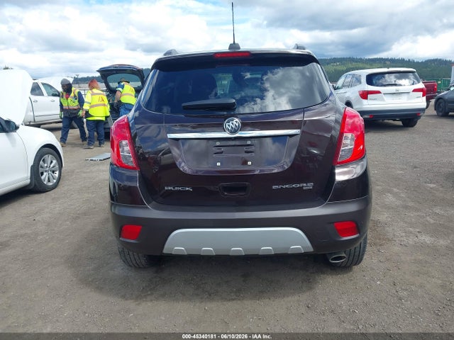 45340181 :رقم المزاد ، KL4CJGSB2FB197407 vin ، 2015 Buick Encore Leather مزاد بيع