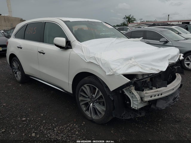 Aukcja sprzedaży 2017 Acura Mdx Technology Package, vin: 5J8YD4H53HL006045, numer aukcji: 45340395