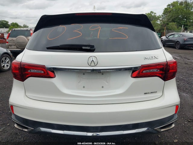 Aukcja sprzedaży 2017 Acura Mdx Technology Package, vin: 5J8YD4H53HL006045, numer aukcji: 45340395