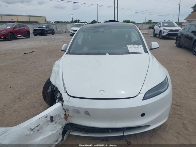 45340431 :رقم المزاد ، 5YJ3E1EA3SF058646 vin ، 2025 Tesla Model 3 Long Range Rear-wheel Drive/standard Rear-wheel Drive مزاد بيع