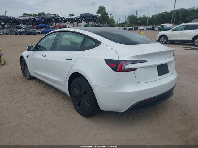 45340431 :رقم المزاد ، 5YJ3E1EA3SF058646 vin ، 2025 Tesla Model 3 Long Range Rear-wheel Drive/standard Rear-wheel Drive مزاد بيع