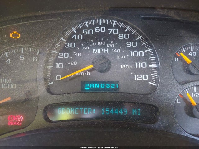 45340450 :رقم المزاد ، 1GNEK13Z64R131135 vin ، 2004 Chevrolet Tahoe Z71 مزاد بيع