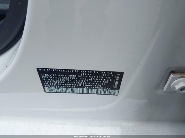 3VW167AJ7GM379456 Volkswagen Jetta 1.4t S