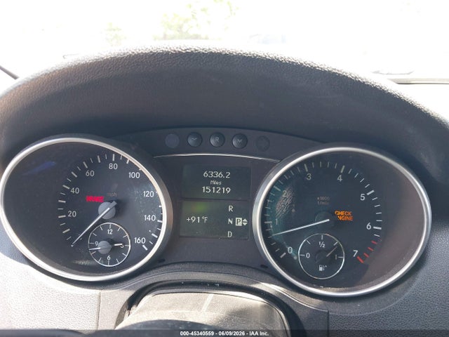45340559 :رقم المزاد ، 4JGBB86E09A514597 vin ، 2009 Mercedes-benz Ml 350 4matic مزاد بيع