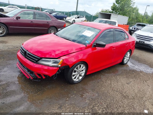 2015 Volkswagen Jetta 1.8t Se მანქანა იყიდება აუქციონზე, vin: 3VWD17AJ0FM355610, აუქციონის ნომერი: 45340655