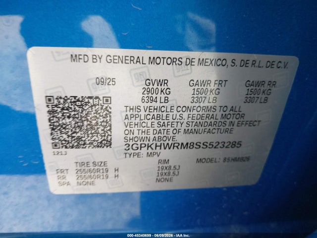 Honda Prologue Touring 2025 3GPKHWRM8SS523285 Image 9