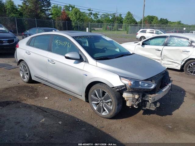 2018 Hyundai Ioniq Hybrid Limited მანქანა იყიდება აუქციონზე, vin: KMHC85LC6JU077860, აუქციონის ნომერი: 45340731