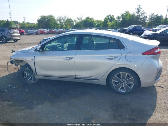 2018 Hyundai Ioniq Hybrid Limited მანქანა იყიდება აუქციონზე, vin: KMHC85LC6JU077860, აუქციონის ნომერი: 45340731