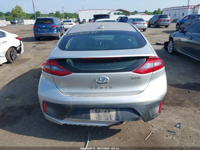 2018 Hyundai Ioniq Hybrid Limited მანქანა იყიდება აუქციონზე, vin: KMHC85LC6JU077860, აუქციონის ნომერი: 45340731