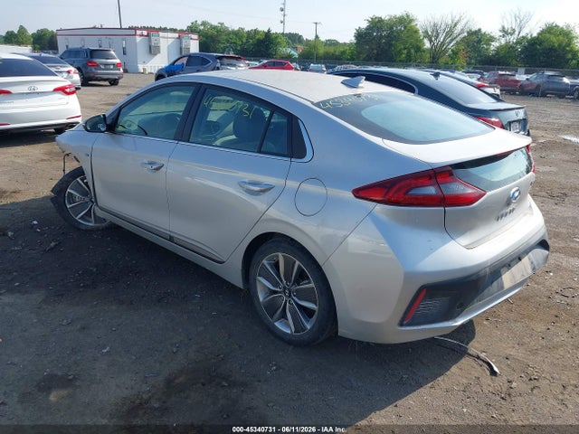 2018 Hyundai Ioniq Hybrid Limited მანქანა იყიდება აუქციონზე, vin: KMHC85LC6JU077860, აუქციონის ნომერი: 45340731