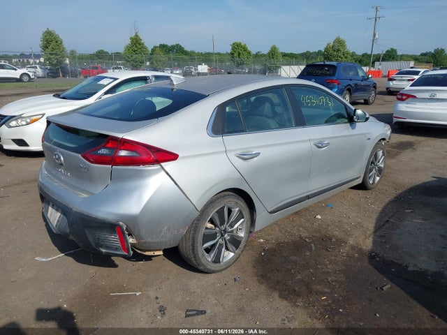 2018 Hyundai Ioniq Hybrid Limited მანქანა იყიდება აუქციონზე, vin: KMHC85LC6JU077860, აუქციონის ნომერი: 45340731
