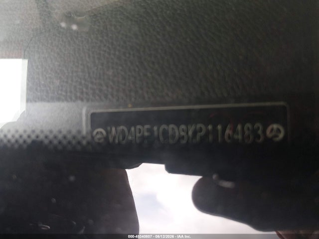 45340807 :رقم المزاد ، WD4PF1CD8KP116483 vin ، 2019 Mercedes-benz Sprinter 2500 High Roof V6 مزاد بيع