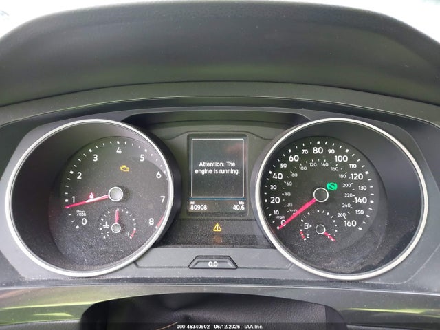 2018 Volkswagen Tiguan 2.0t Se/2.0t Sel მანქანა იყიდება აუქციონზე, vin: 3VV2B7AX5JM071668, აუქციონის ნომერი: 45340902