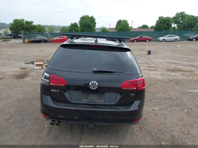 45340957 :رقم المزاد ، 3VWFA7AU2FM516641 vin ، 2015 Volkswagen Golf Sportwagen Tdi S 4-door مزاد بيع
