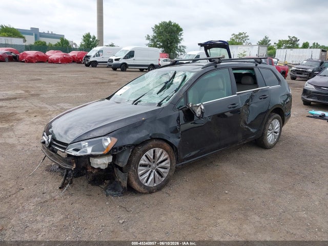 45340957 :رقم المزاد ، 3VWFA7AU2FM516641 vin ، 2015 Volkswagen Golf Sportwagen Tdi S 4-door مزاد بيع