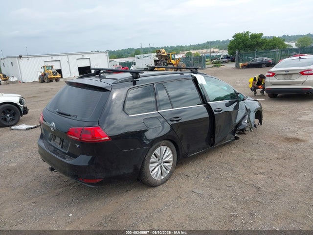 45340957 :رقم المزاد ، 3VWFA7AU2FM516641 vin ، 2015 Volkswagen Golf Sportwagen Tdi S 4-door مزاد بيع