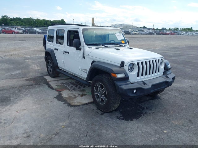 45341021 :رقم المزاد ، 1C4HJXDN1MW526171 vin ، 2021 Jeep Wrangler Unlimited Sport S 4x4 مزاد بيع