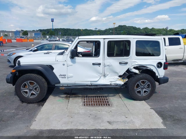 45341021 :رقم المزاد ، 1C4HJXDN1MW526171 vin ، 2021 Jeep Wrangler Unlimited Sport S 4x4 مزاد بيع
