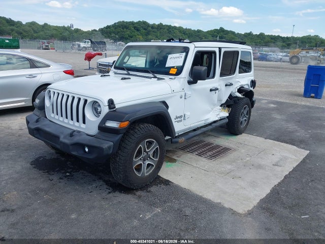 45341021 :رقم المزاد ، 1C4HJXDN1MW526171 vin ، 2021 Jeep Wrangler Unlimited Sport S 4x4 مزاد بيع
