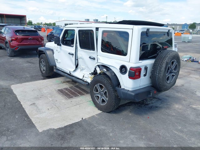 45341021 :رقم المزاد ، 1C4HJXDN1MW526171 vin ، 2021 Jeep Wrangler Unlimited Sport S 4x4 مزاد بيع