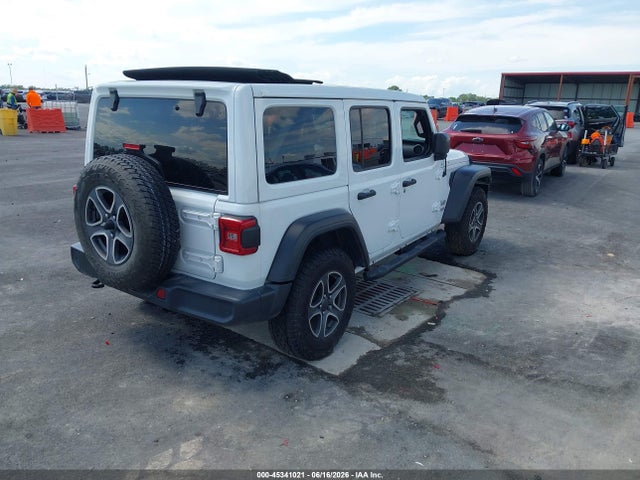 45341021 :رقم المزاد ، 1C4HJXDN1MW526171 vin ، 2021 Jeep Wrangler Unlimited Sport S 4x4 مزاد بيع