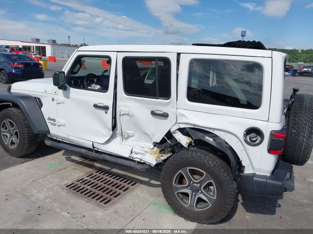 45341021 :رقم المزاد ، 1C4HJXDN1MW526171 vin ، 2021 Jeep Wrangler Unlimited Sport S 4x4 مزاد بيع