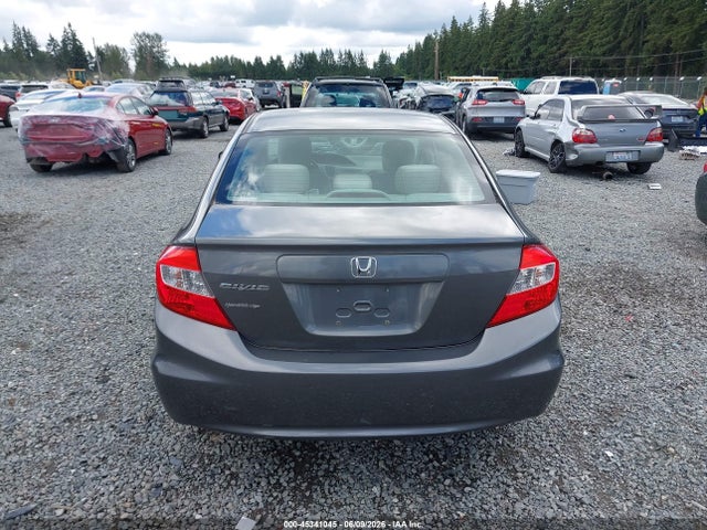 45341045 :رقم المزاد ، 19XFB2F51CE017419 vin ، 2012 Honda Civic Lx مزاد بيع