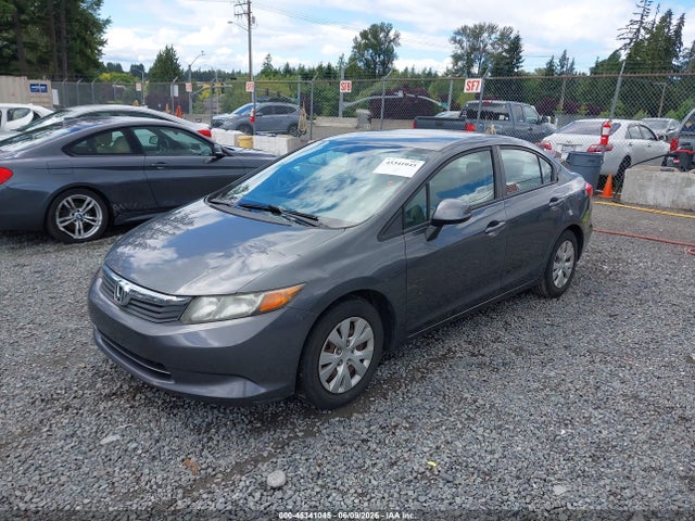 45341045 :رقم المزاد ، 19XFB2F51CE017419 vin ، 2012 Honda Civic Lx مزاد بيع