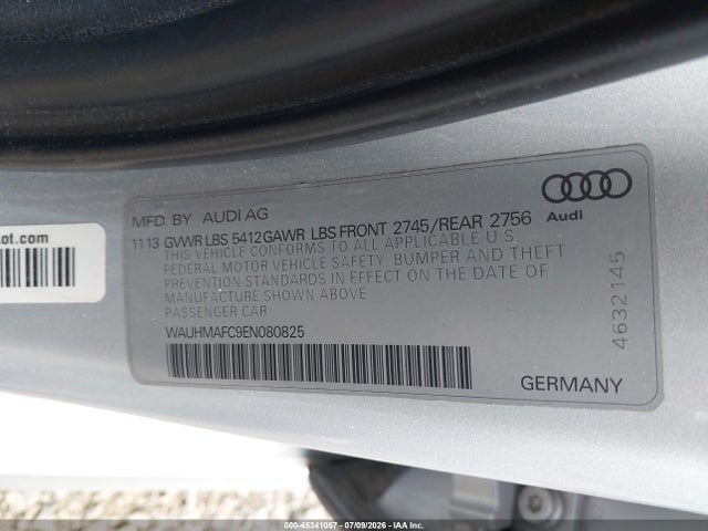 Продажа на аукционе авто 2014 Audi A6 3.0 Tdi Premium Plus, vin: WAUHMAFC9EN080825, номер лота: 45341057