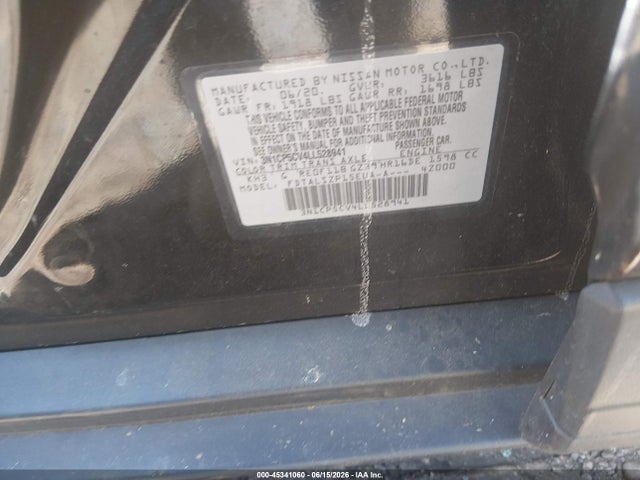 Aukcja sprzedaży 2020 Nissan Kicks Sv Xtronic Cvt, vin: 3N1CP5CV4LL528941, numer aukcji: 45341060