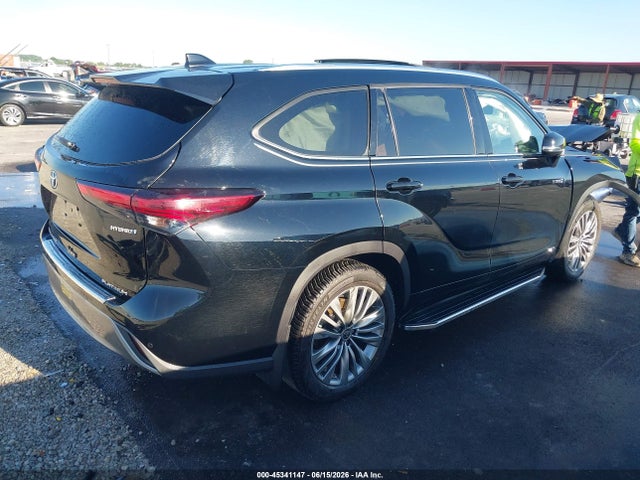45341147 :رقم المزاد ، 5TDEBRCH7MS016267 vin ، 2021 Toyota Highlander Hybrid Platinum مزاد بيع